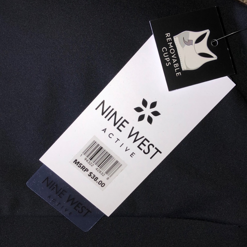 Nine West Black Sports Bra - Picture 3 of 3